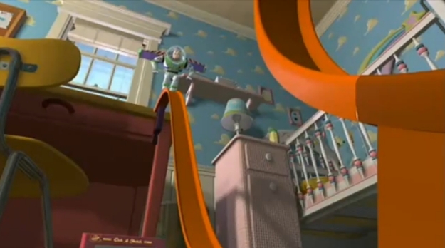 The G-Force Stun Set would make a cameo appearance in Disney's Toy Story where Buzz Lightyear tries to prove to Woody that he can fly.